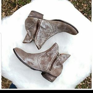 Seychelles Shoes - Seychelles Lucky Penny Metallic Booties Seychelles Shoes - Seychelles Lucky Penny Metallic Booties